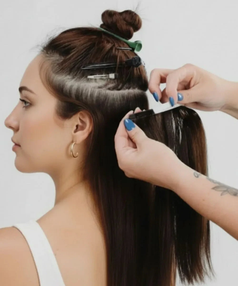 Nối tóc bằng băng dính vô hình không đường may - Cửa hàng chính thức UgeatHair